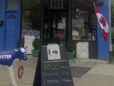 Art Of Cheese store on Kingston Road, Toronto
